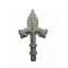 40.107 Decorative Wrought Iron Spear Top Head Railhead Spear Point