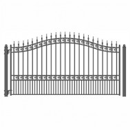 D Single Swing Driveway Gate