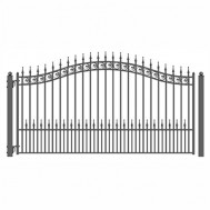 D Single Swing Driveway Gate