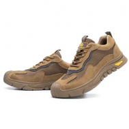 High-quality Fashion Breathable Work Boots Anti-puncture Steel Toe Men's Safety Shoes
