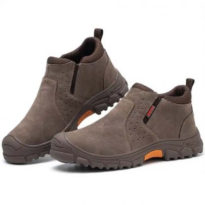 Steel Toe Safety Shoes Welding Fashion Lightweight Comfortable Casual Working Anti-Smashing Shoe for Men