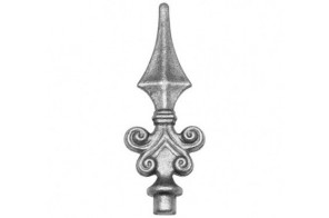 Decorate your outdoor gates with forged spear head