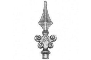 Decorate your outdoor gates with forged spear head