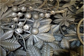 What makes wrought iron?