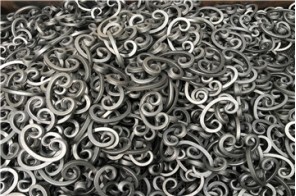 What metals make up wrought iron?