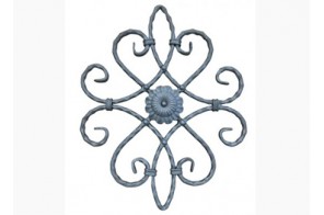 What is ornamental iron made of?