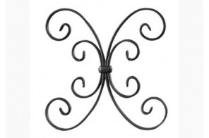 What is the average cost of wrought iron?