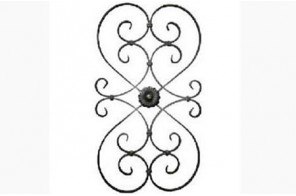 What is wrought iron made up of?