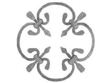 Wrought Iron Rosettes