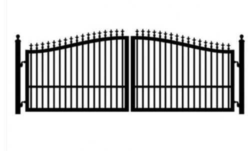 Black Assembling Steel Fence