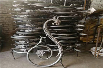 wrought iron rosettes