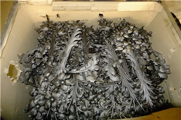 wrought iron rosettes