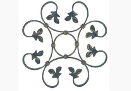 wrought iron fence
