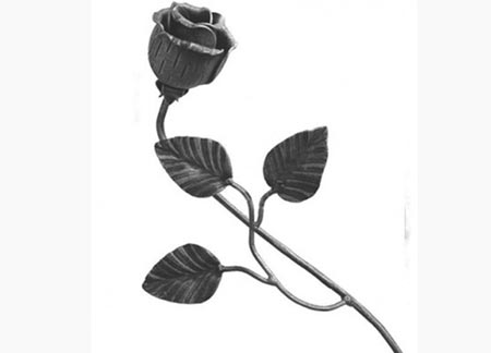 Wrought Iron Stamping Flowers